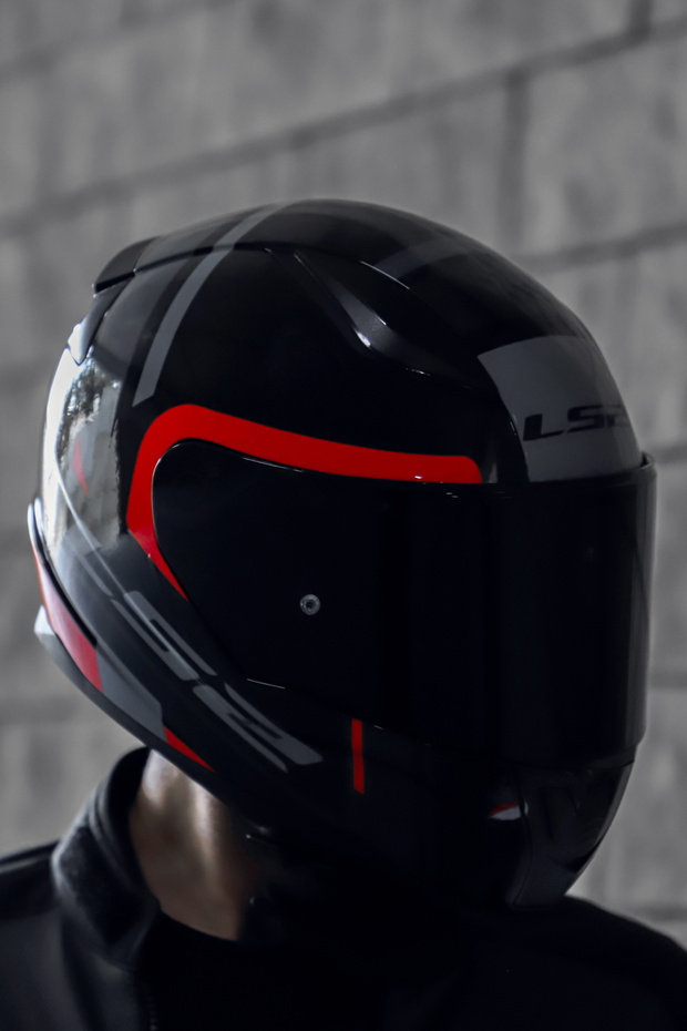 Rapıd 2 Chos Siyah Kırmızı Kask - 3