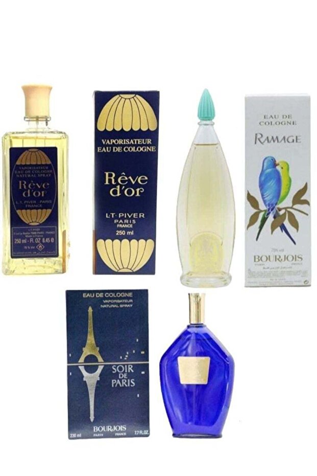 مجموعة عطور باريس القديمة - ثلاث قطع