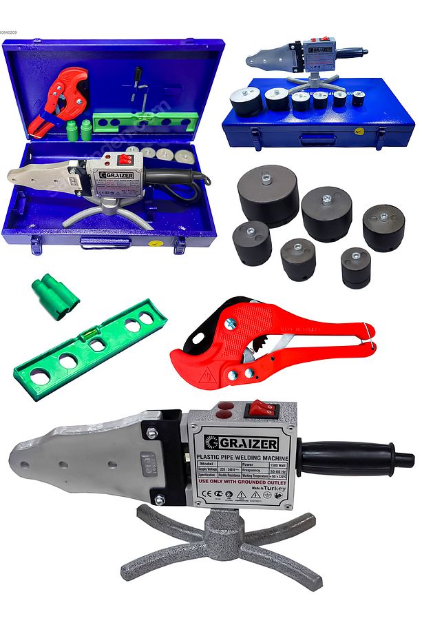 Powerforge Plastik Boru Kaynak Makinesi Full Set - 1