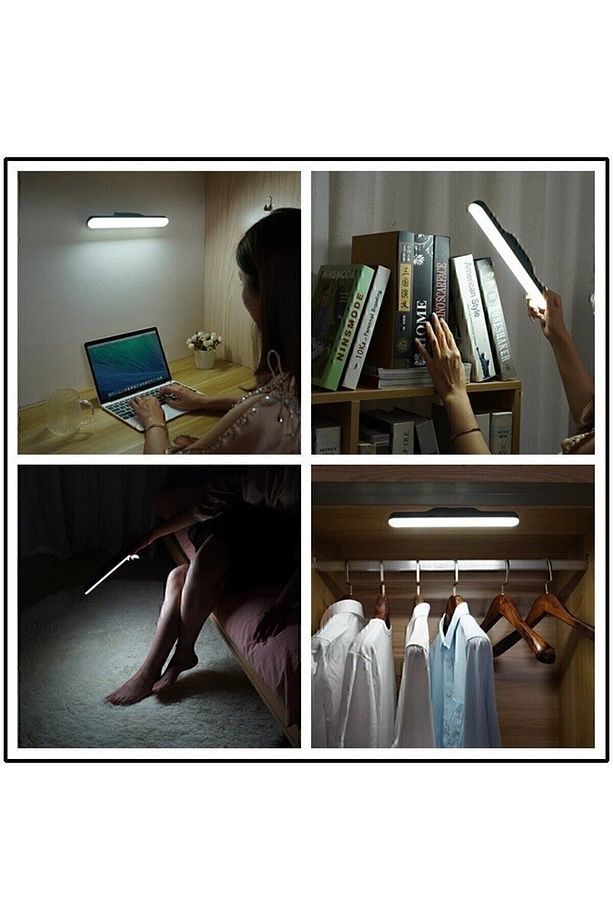 Mıknatıslı Şarjlı Led Işık Micro Usb Şarjlı Kablosuz Led Lamba 3 Farklı Işık Cata Martı Led Aplik - 2