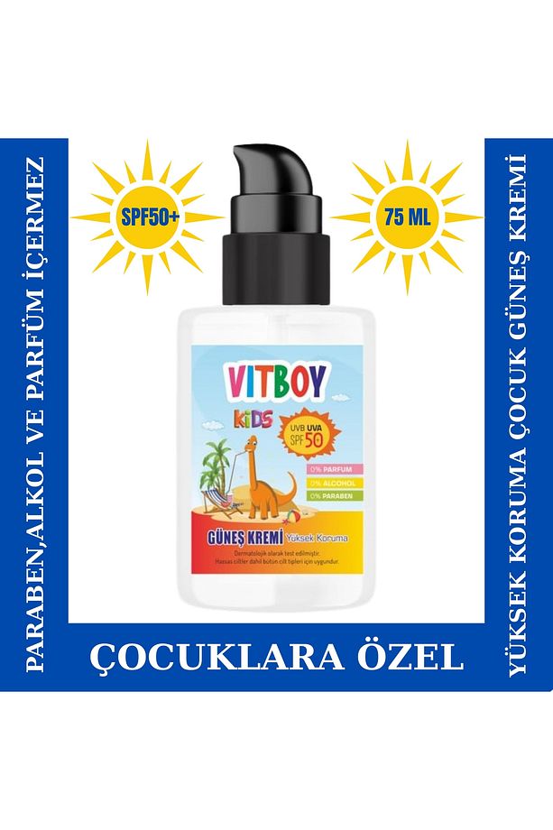 Yüksek Koruma Spf 50+ Çocuk Güneş Kremi 75 Ml - 6