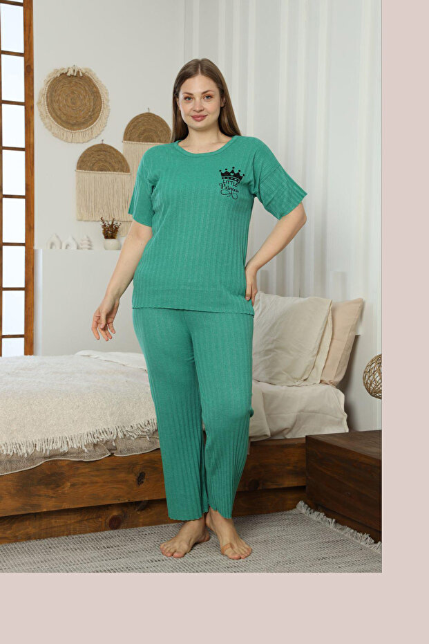 طقم بيجامة مقاس كبير - 1