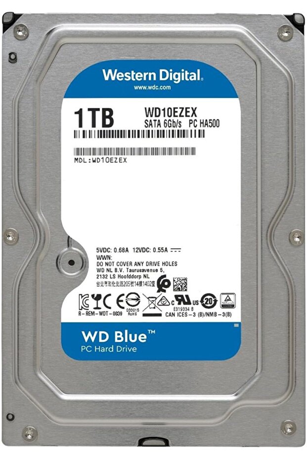 قرص صلب داخلي سعة 1 تيرابايت - Wd10ezex