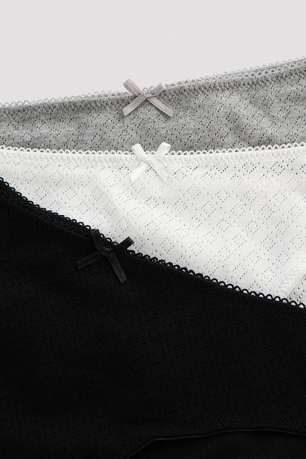 Soft Pointel Basic 3lü Çok Renkli Slip Külot - 2