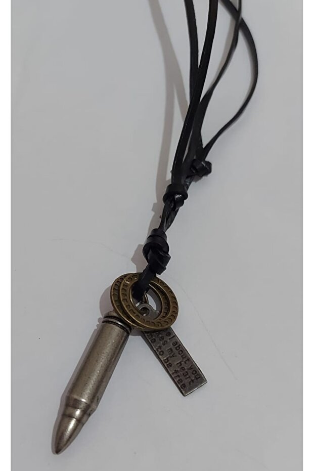 قلادة رصاصة من الجلد - 2