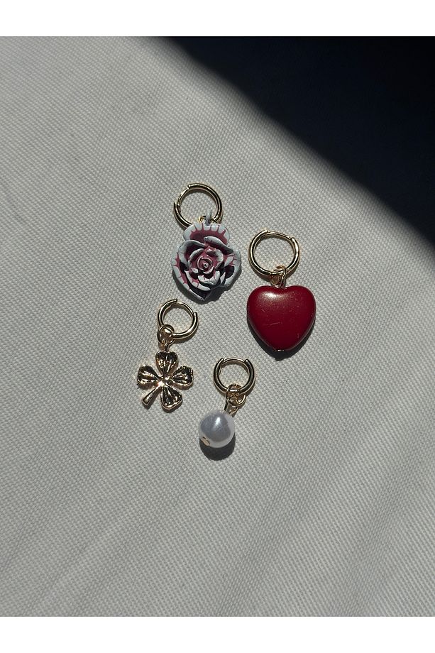 Zr marka Model Charm Set Küpe - 3