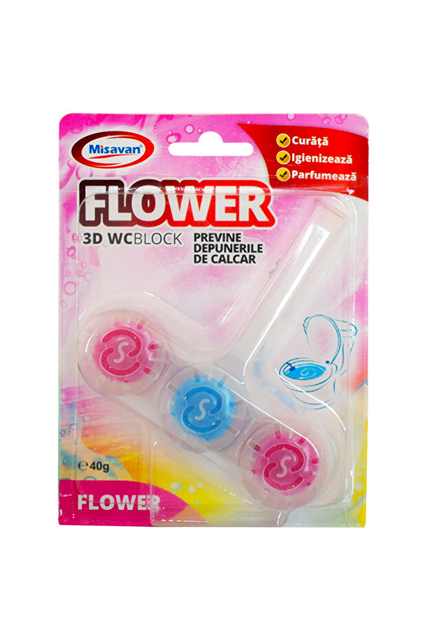 Misavan Wc Flower 3d 40g - 1
