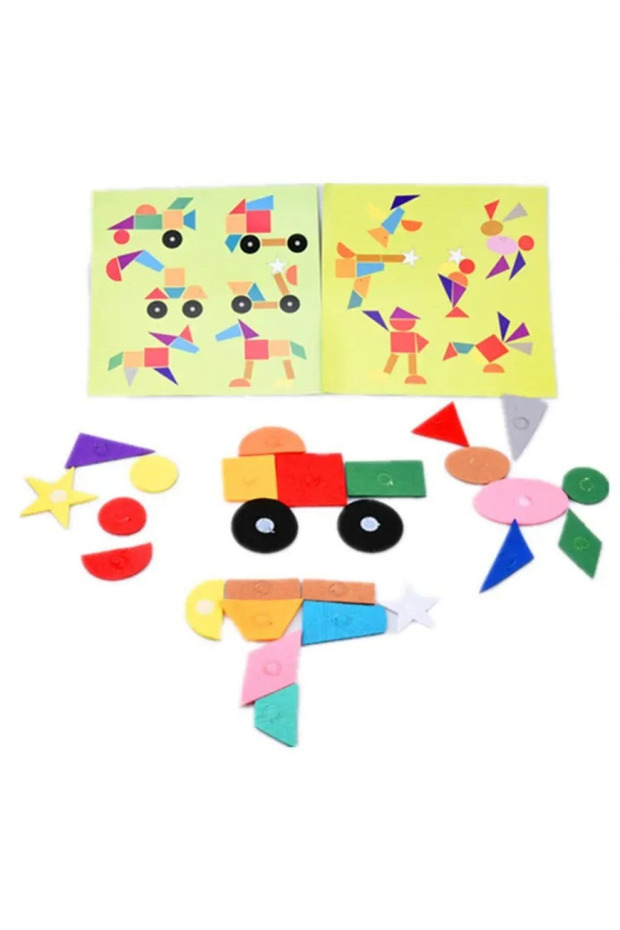 Fabric Shapes Learning Book - 3