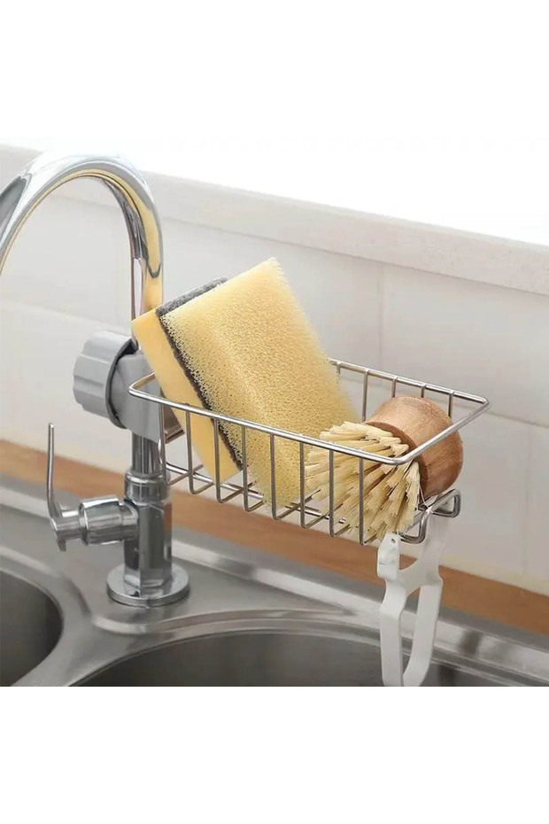 Mutfak ve Banyo Organizer Tek Kat Demir Raf - 3