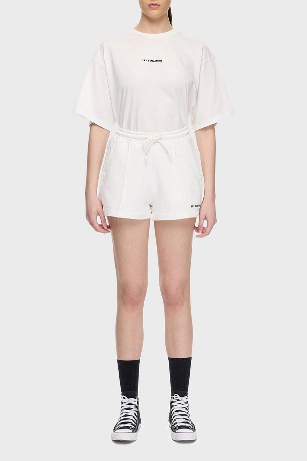 % 100 Pamuk Regular Fit Yüksek Bel Çimalı Short SHORT LBNOOSESSFUSO - 2
