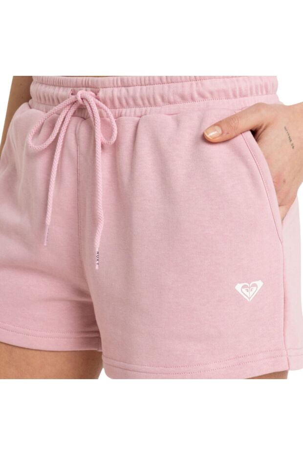 Surf Stoked Short Terry Kadın Pembe Şort Kadın ŞORT ERJFB03416 - 3