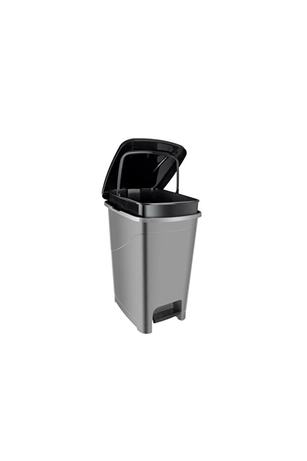 Srl-3029 Slim Pedal Plastic Trash Can with Inner Bucket 25 Lt - 1