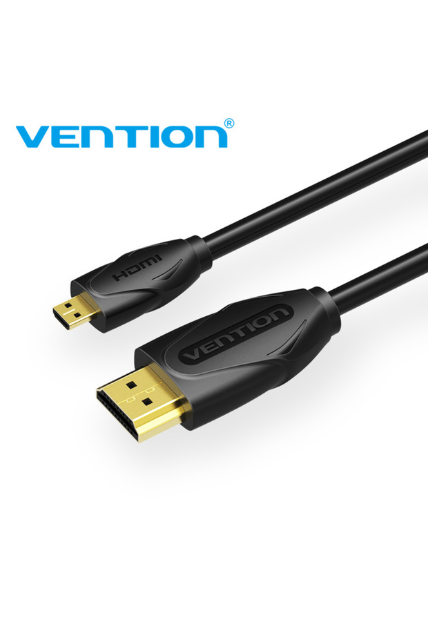 كابل مايكرو HDMI بطول 1 متر أسود - 1