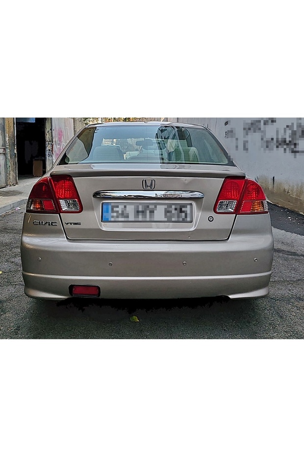 Vtec Rear Wing ANKARA BODYKİT HONDA CİVİC VTEC SPOİLER PLASTİK - 2002 - 2005 BOYASIZ ...
