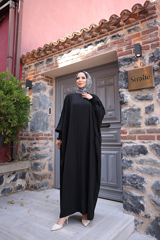 سحاب إغلاق على شكل خفاش - أسود