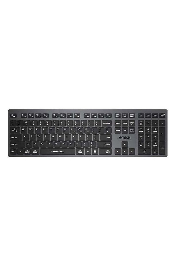 A4-TECH Q TRK FBX50C Bluetooth Q Şarjlı Klavye Gri - 1