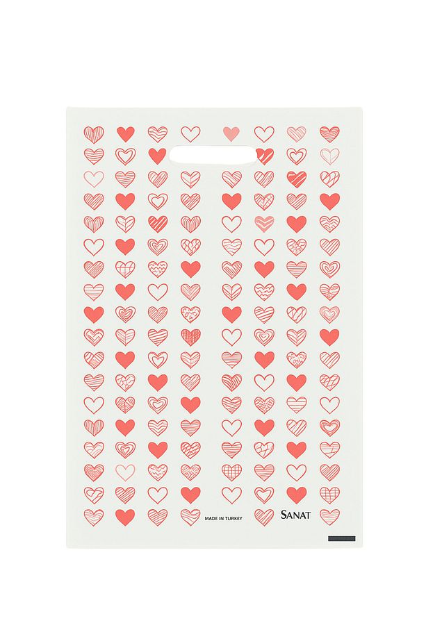 Dayanıklı Güçlendirilmiş Kulplu Kalp Baskı Takviyeli Poşet No 2 39x25 Cm 50 Li - 4