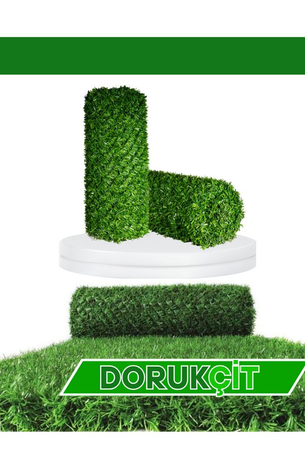 Dekoratif Çim Çit Rulo 1 Metre x 10 Metre – Yapay Çim Çit Panel Bahçe Balkon Çiti - 3
