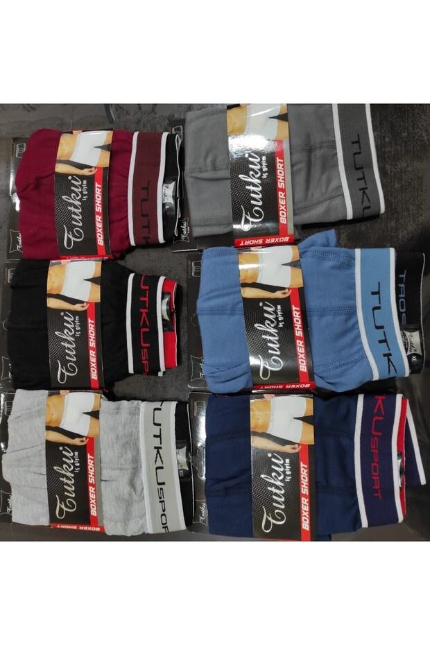 Men's Lycra Elastane Sports Mixed Color 6 Pieces