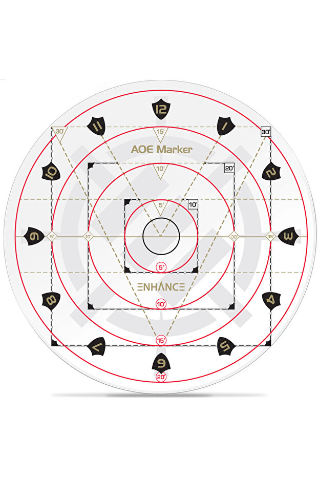 AoE DnD Spell Template - 1
