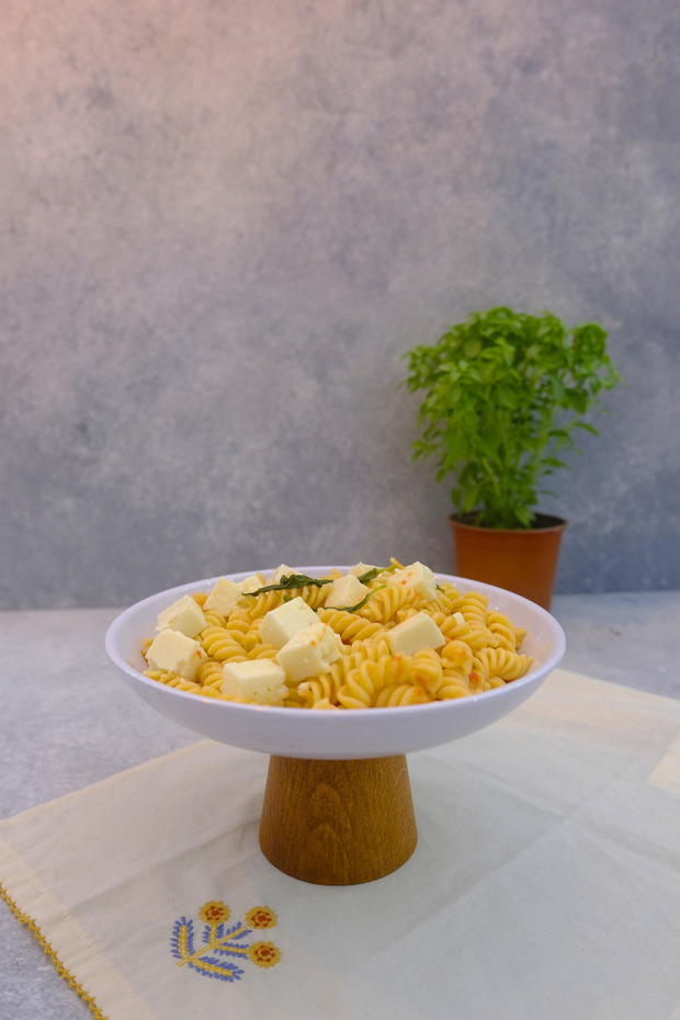 Macaroni Wooden Leg 22.5 cm Melamine Serving Plate, Pit Presentation Plate, Presentation Plate, Bowl