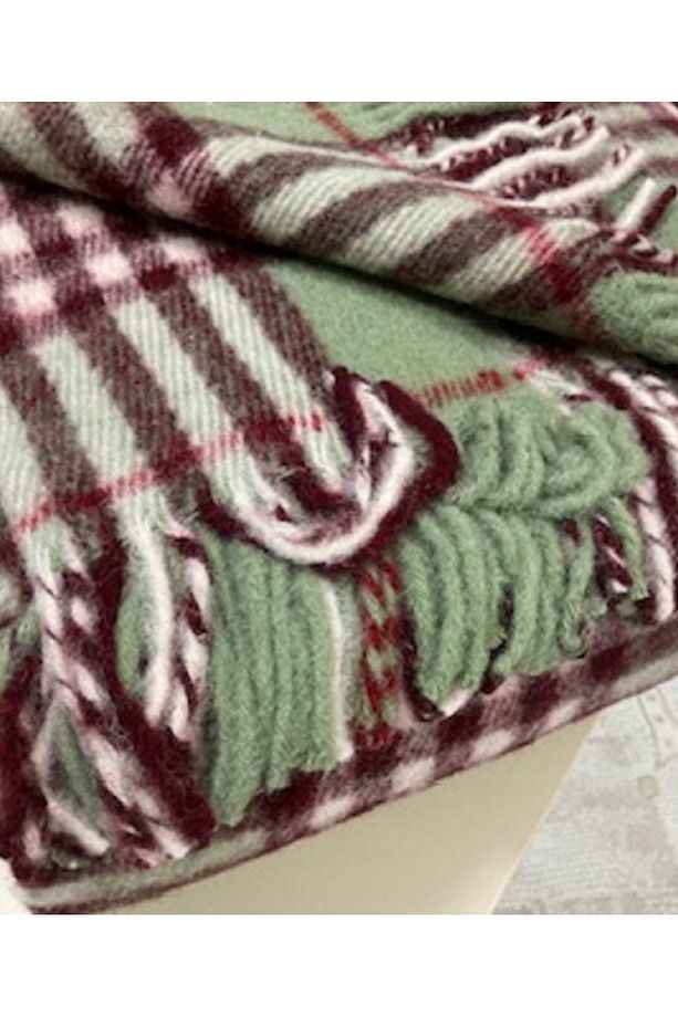 Gençev Home && %100 Saf Yün Battaniye Battal Boy - Scotch Yün Battaniye - % 100 Saf Yün - Wool - 1