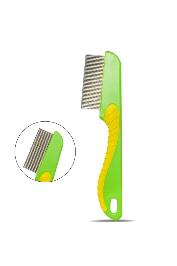 Flea Comb for Dogs and Cats, Pet Lice Comb Fine Tooth Grooming Tool for Removing Tear multicolor