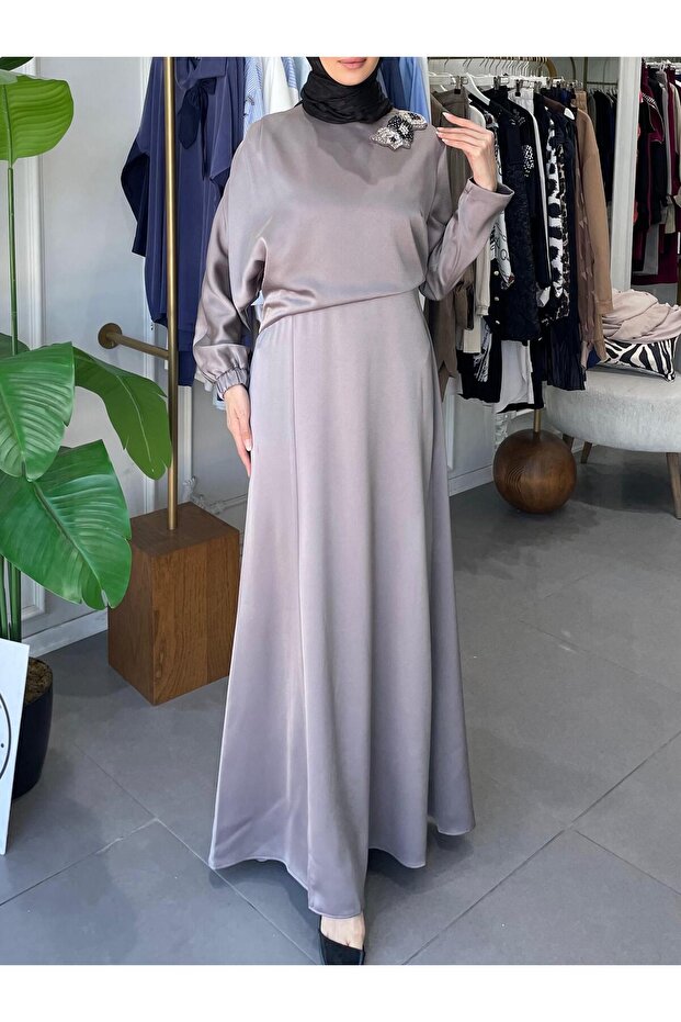 DİAMOND TAŞLI ELBİSE - 3