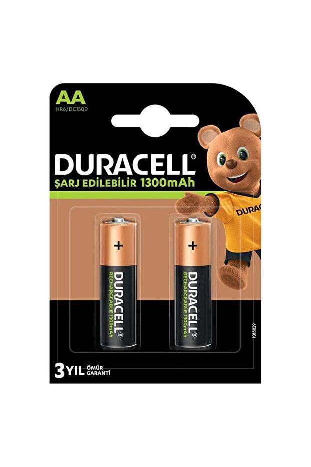 Şarj Edilebilir AA 1300 mAh Piller 2 adet - 1