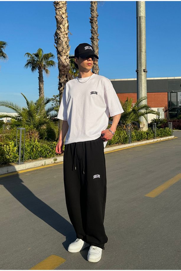 Yazlık-Serline Premium Ayarlanabilir Paça Baggy Eşofman - 4