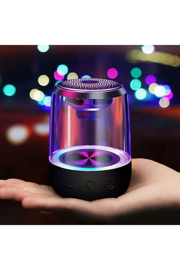 MV-24695 600 Mah Taşınabilir RGB Mikrofonlu AUX/TF/Bluetooth 3 Watt Hoparlör - 4