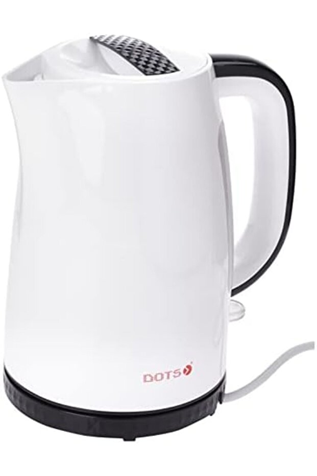 غلاية كهربائية عالية الكفاءة Kdf-003، مصنوعة من مادة بلاستيكية بيضاء - 2