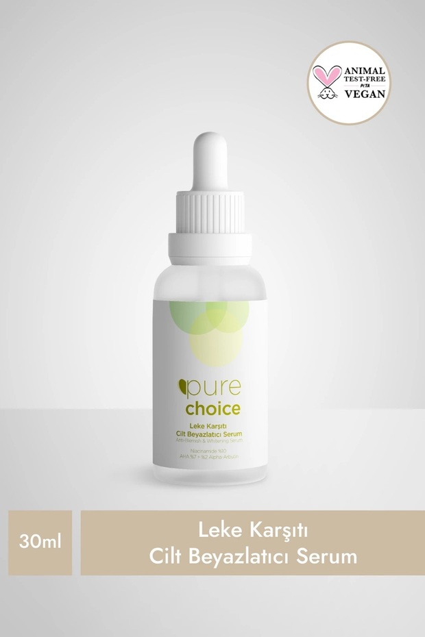30 Ml Whitening Serum - Anti-Blemish, Niacinamide 10%, Aha 7%, Alpha Arbutin 2%