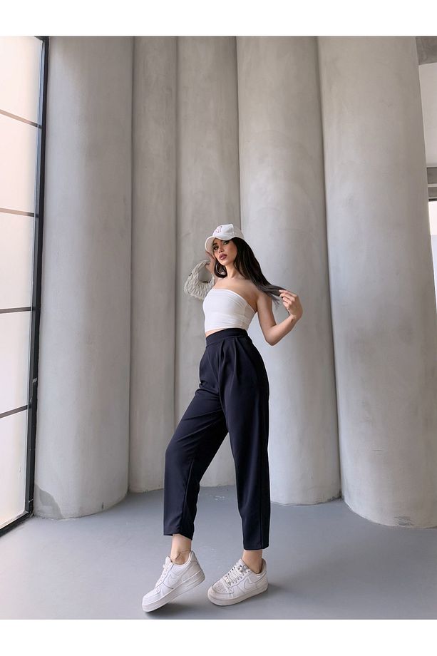 Daffodil Scuba Krep Likralı Harem Pantolon – Model Y052 - 1