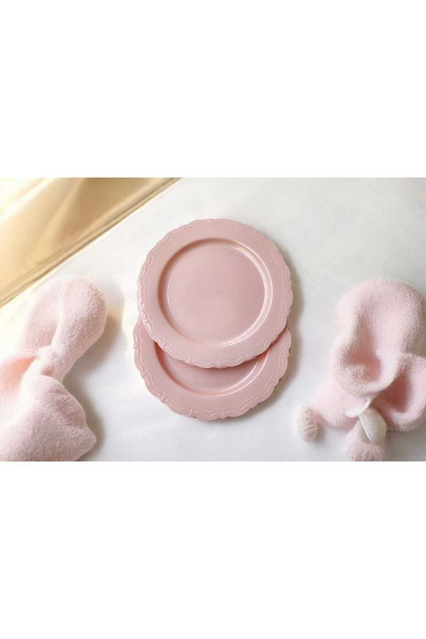Mika Tabak& Parti Tabak&parti Mika Tabak & PUDRA PEMBE 23 cm 6 adet - 4