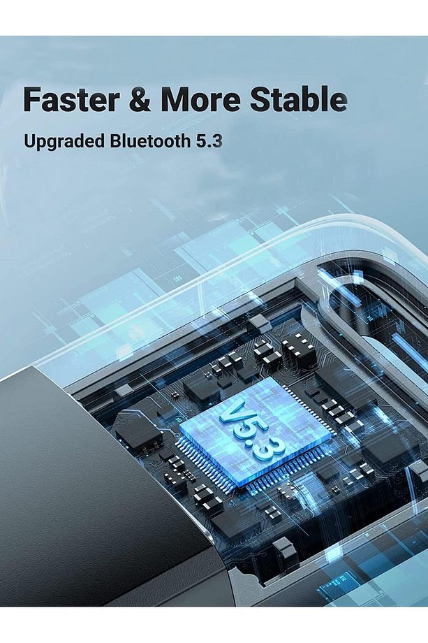 Bluetooth Adaptör 5.3 USB Bluetooth Dongle Kablosuz Masaüstü Laptop PC Tak/Çalıştır Window - 3