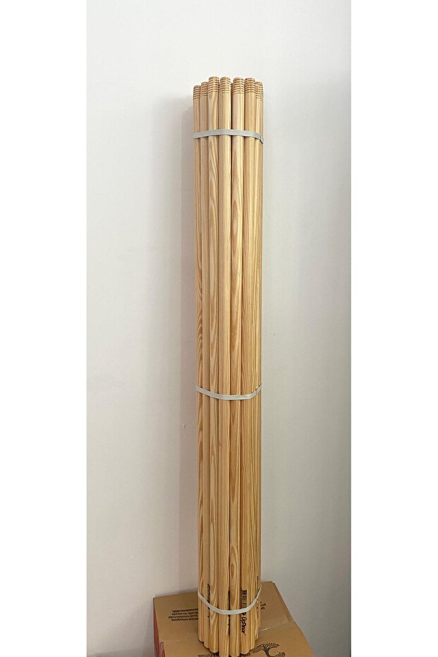 120 cm Ağaç Çam Çekpas Sopası Fırça Sapı Süpürge Sapı Ürgen Sapı - 2