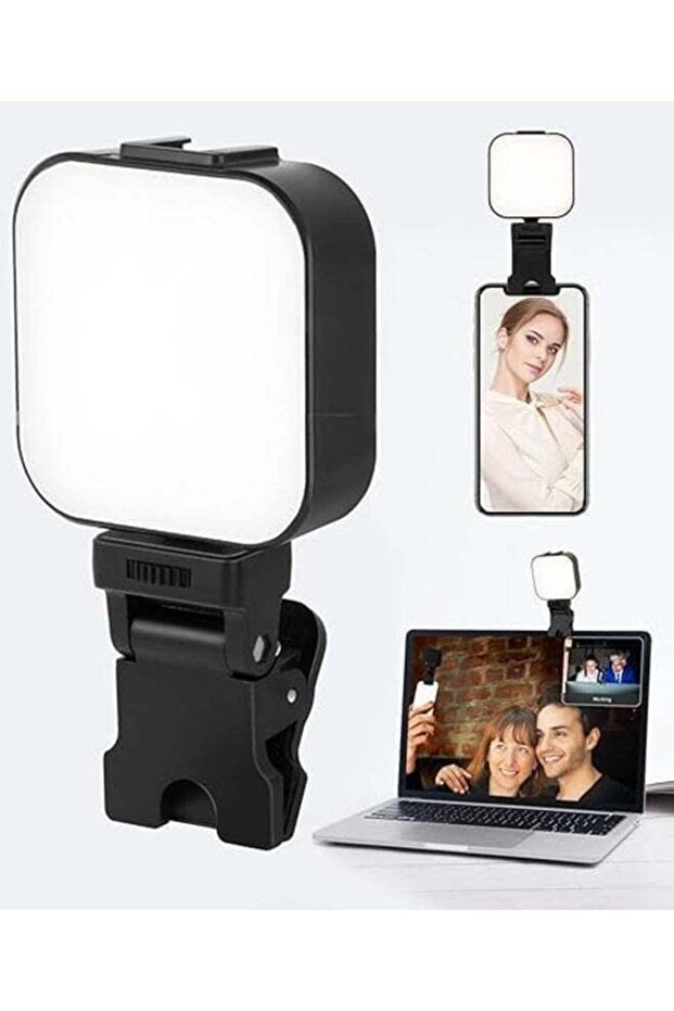 مصباح LED محمول للبث المباشر، مع خاصية التعتيم التدريجي - 1