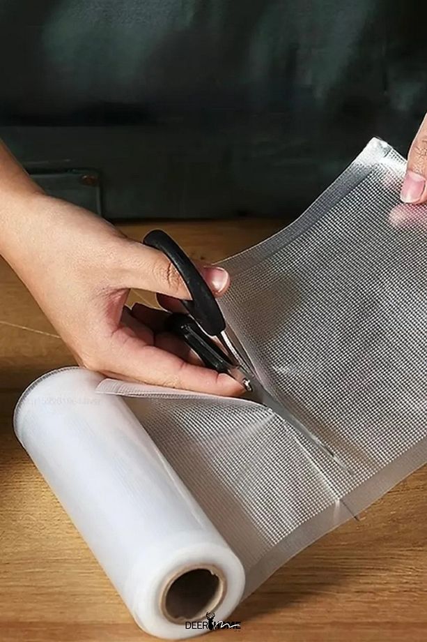 20cm X 5m Rulo Tırtıklı Vakum Makinesi Poşeti Vakum Poşeti - 5