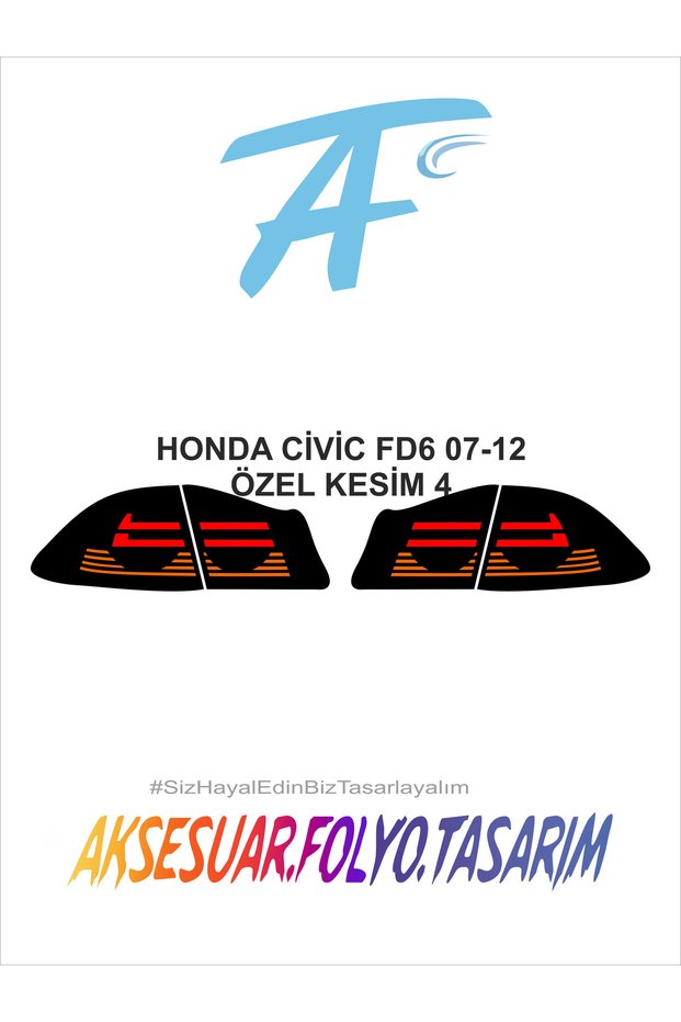 Honda Fd6 2007-2012 (No Makeup Case) Stop Foil