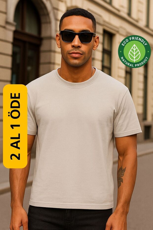 White Oversize Basic Series - 1