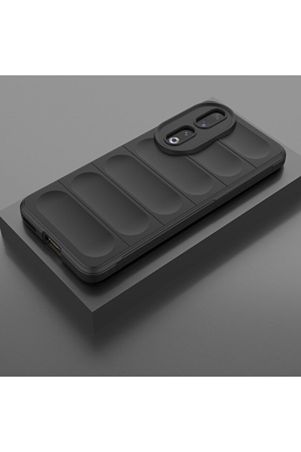 Case for Honor 90 - Techsuit Magic Shield - Black - 11