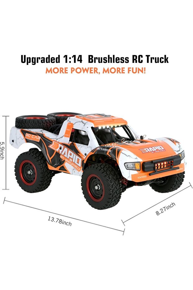 JJRC Q130 High Speed 70KMPH RC Car, 1:14 Scale RC Car, High Speed Off-Road Vehicle, Racing Car