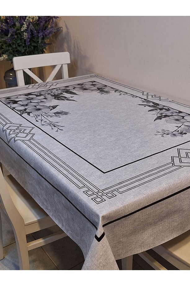 DORA PANO Elyaf Tabanlı Pvc Muşamba - Desenli Silinebilir 120 X 155 Hazır Masa Örtüsü - 2