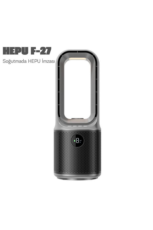 HP F27 Şarjlı Taşınabilir Masa Üstü Hızlı Soğutma Buharlı Vantilatör - 2