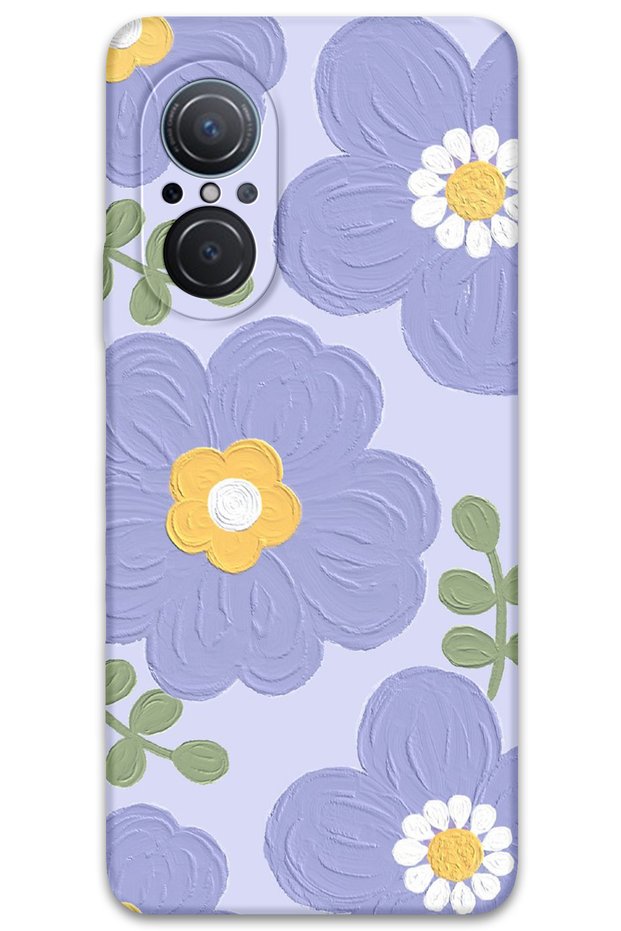 Huawei Nova 9 Se Compatible Flower Patterned Phone Case + Screen Protector - 5799