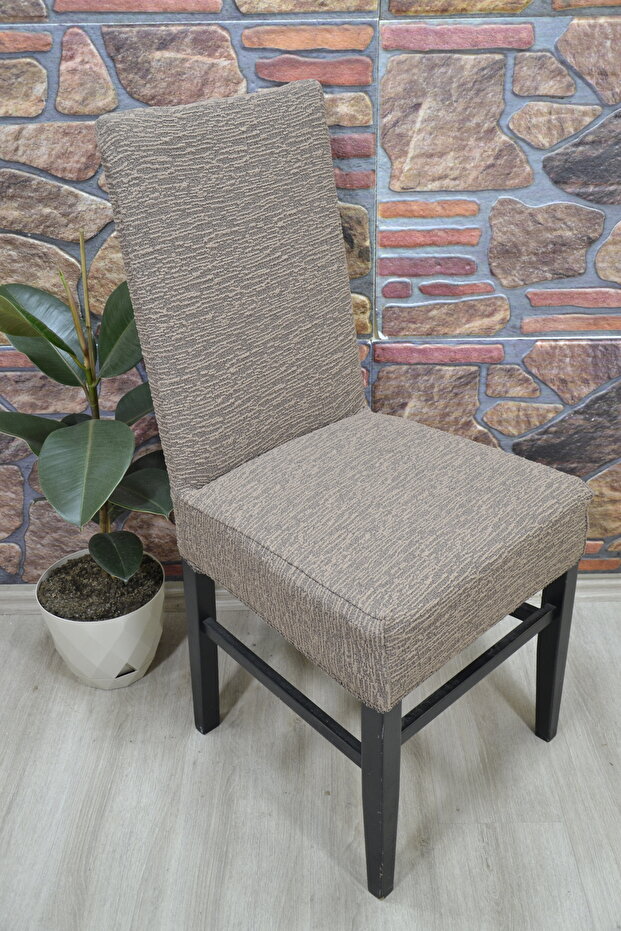 Straight Chair Cover, Jacquard Fabric