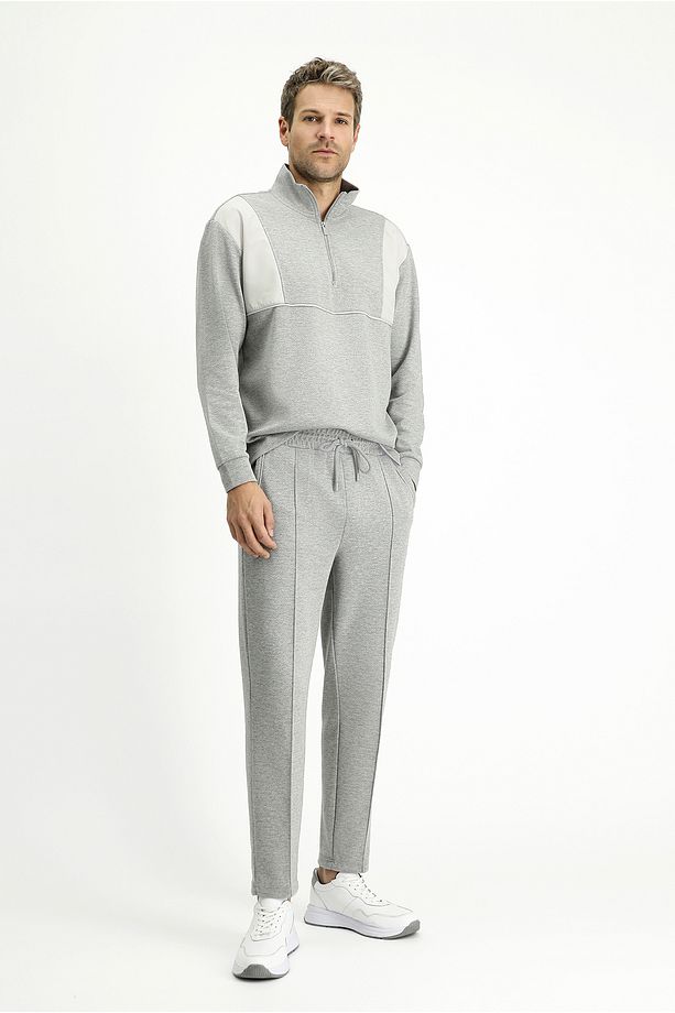 Regular Fit Desenli Pamuklu Sweatpant / Eşofman Altı - 3
