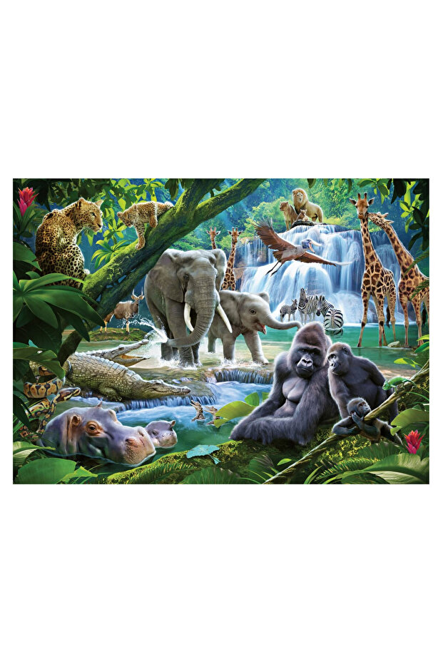 100 Parça Puzzle Vahşi Hayvanlar 132843 - 2