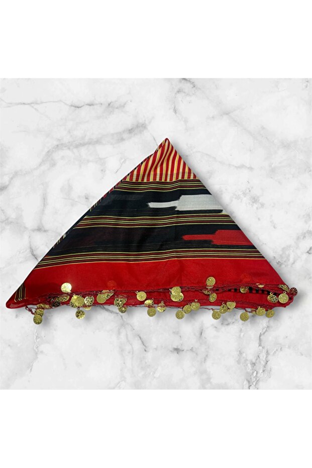 Karadeniz Hatırası Pullu Yazma Şal - 2